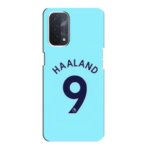 Чехлы с футболистом Ерлинг Холанд для Oppo a54 (5G) (AlphaPrint) (Ерлинг Холанд 9)