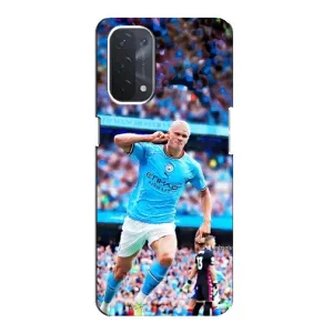 Чехлы с футболистом Ерлинг Холанд для Oppo a54 (5G) (AlphaPrint) (фанаты Холанда)
