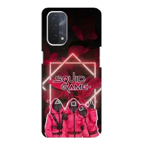 Чехол Гра в кальмара для Oppo a54 (5G) (Охранники Игра кальмара)