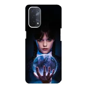 Чехол с дизайном Венздей 2 на Oppo a54 (5G) (Магическая сфера Уэнздей)