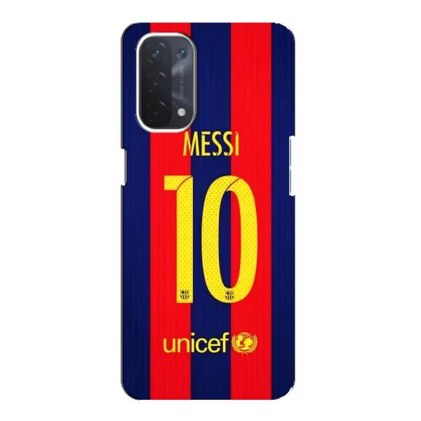 Чехол с принтом «Messi Barca 10» для OPPO A54 (5G)