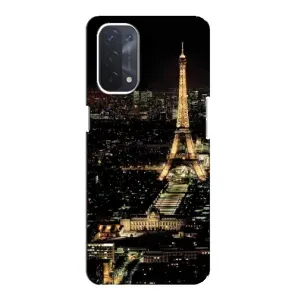 Чохол Ейфелева Вежа Oppo a54 (5G) - (AlphaPrint) (Нічний Париж)