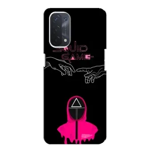 Чехол Гра в кальмара для Oppo a54 (5G) (Минимализм Игра кальмара)