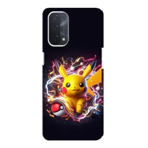 Чохол з Пікачу на Oppo a54 (5G) (Пікачу з м'ячем)
