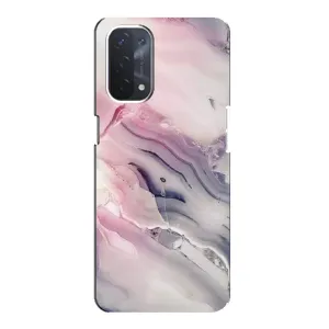 Мраморний чехол на Oppo a54 (5G) (VPrint) (Пурпурний Мрамор)