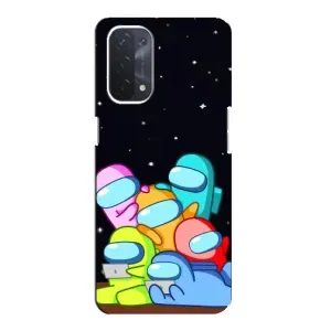 Чохли Амонг Ас для Oppo a54 (5G) (AlphaPrint) (Скіни в космосі)
