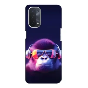 Чохол з принтом «Стильна мавпа» для OPPO A54 (5G)