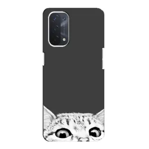 Чохол на OPPO а54 (5G) з Котиками (VPrint) (Виглядає котик)