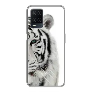 Чохли з картинкою животних OPPO A54 (Білий Тигр)