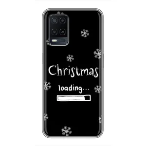 Різдвяні, Святкові Чохли для OPPO A54 (Christmas loading)
