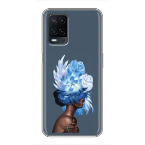 Чехлы (ART) Цветы на OPPO A54 (VPrint) (Квіти на голові)