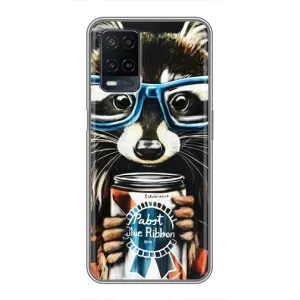 Чохол з принтом для OPPO A54 - (Прикольні) (AlphaPrint) (Єнот з банкою)
