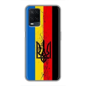 Украинские Чехлы для OPPO A54 с картинкой УПА (AlphaPrint) (Флаг УПА)