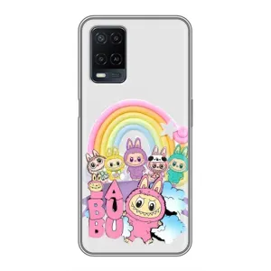 Чохол з принтом «Фон Лабубу» для OPPO A54