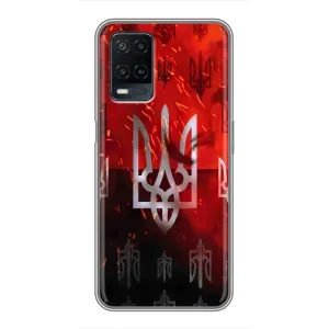 Украинские Чехлы для OPPO A54 с картинкой УПА (AlphaPrint) (ГЕРБ УПА)