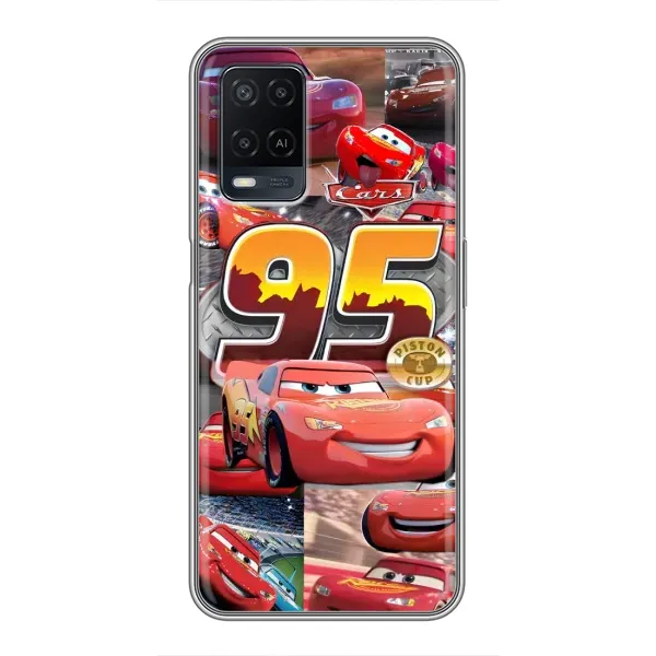 Чохол з принтом «Колаж Блискавка Маквін» для OPPO A54