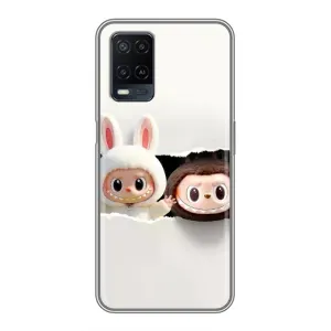 Чохол з принтом «Лабубу» для OPPO A54