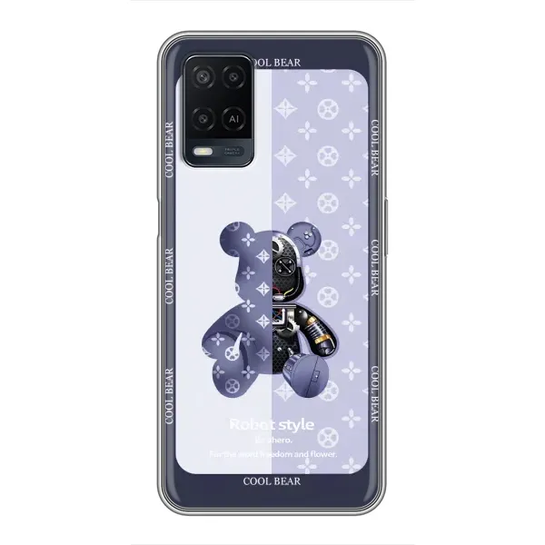Чехол с принтом «Медвежонок LV» для OPPO A54