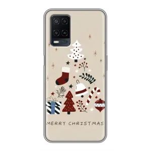 Різдвяні, Святкові Чохли для OPPO A54 (Merry Christmas)