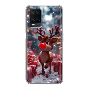 Чехол с принтом «Олень среди подарков» для OPPO A54
