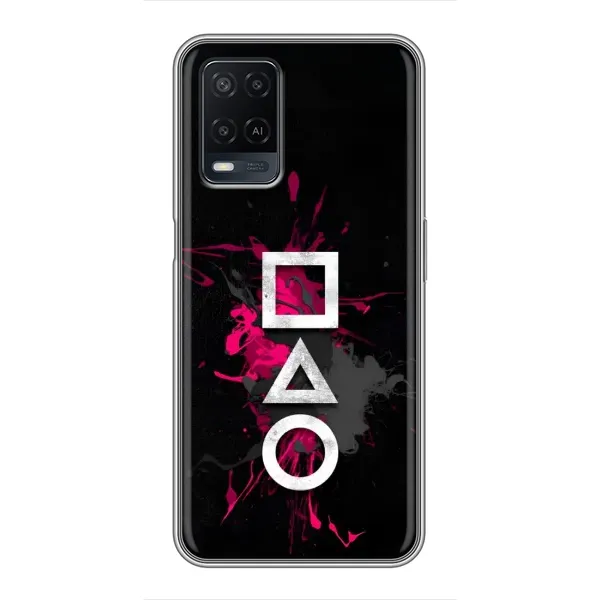 Чохол з принтом «Символи Гра кальмара» для OPPO A54