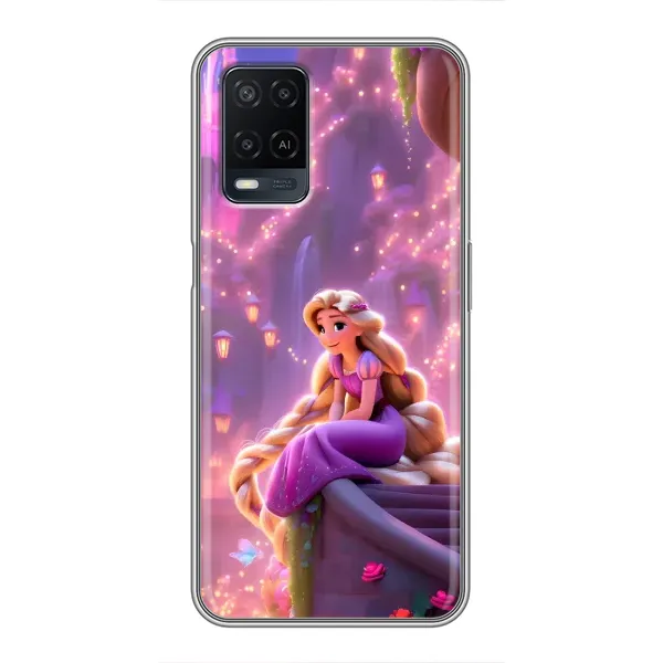 Чохол з принтом «Рапунцель у замку» для OPPO A54