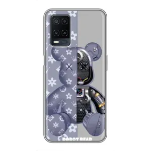 Чехол с принтом «Робот Мишка» для OPPO A54