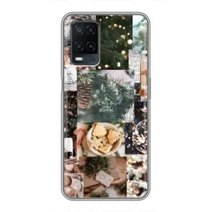 Різдвяні, Святкові Чохли для OPPO A54 (Різдвяний колаж)