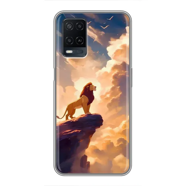Чохол з принтом «Сімба на скелі» для OPPO A54 Чохол з принтом «Сімба на скелі» для OPPO A54