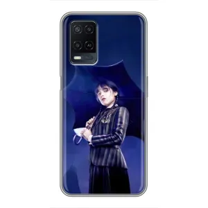 Чохли Венсдей на OPPO A54 Уенсдей (AlphaPrint) (Венздей з парасолькою)