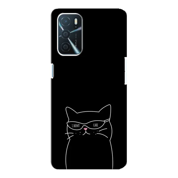 Чохол з принтом «Байдужий кіт» для OPPO A54s Чохол з принтом «Байдужий кіт» для OPPO A54s