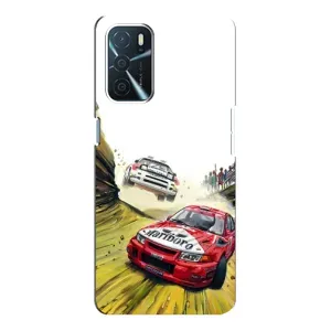 Чохли з Машинами на OPPO a54s (VPrint) (Гоночні Тачки)