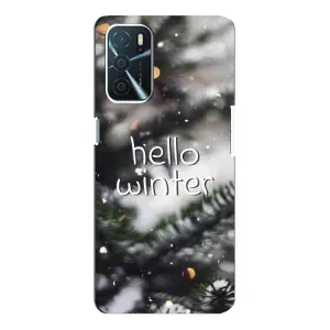 Новорічні, Святкові Чохли для Oppo a54s - 2024 год (Hello winter)