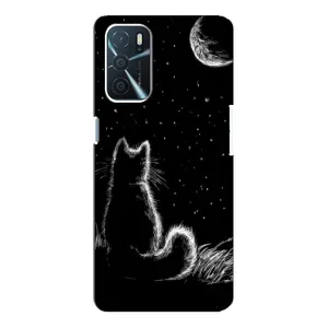 Чохол з принтом для Oppo a54s (AlphaPrint) Модні коти