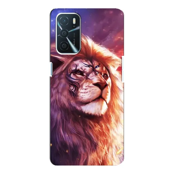 Чохол з принтом «Красочний Лев» для OPPO A54s Чохол з принтом «Красочний Лев» для OPPO A54s