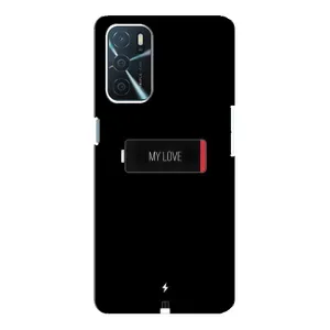 Чехлы для любимой на OPPO a54s (VPrint) (Love battery)