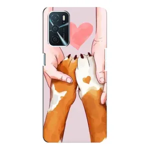 Чохол з принтом «Любовь до собак» для OPPO A54s