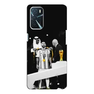Чохол з принтом «Мессі коронований» для OPPO A54s