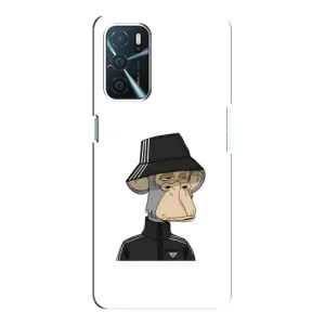 Чохол з принтом «мавпа NFT Adidas» для OPPO A54s