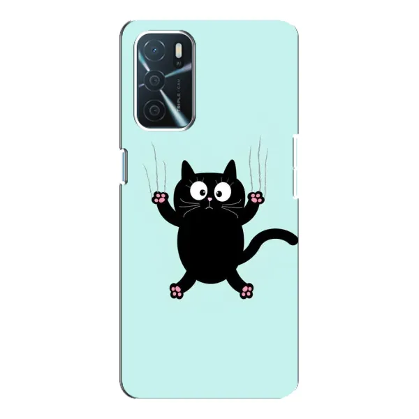 Чохол з принтом «Падаючий кіт» для OPPO A54s