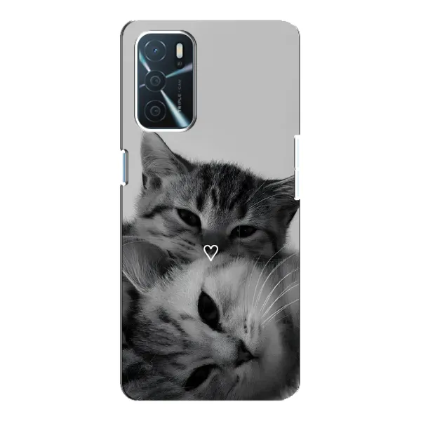 Чохол з принтом «Пара котів» для OPPO A54s Чохол з принтом «Пара котів» для OPPO A54s