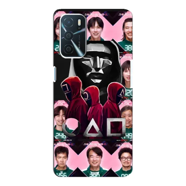 Чохол з принтом «Учасники Гра кальмара» для OPPO A54s