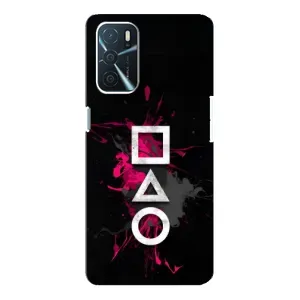 Чохол Гра в кальмара для Oppo a54s (Символи Гра кальмара)