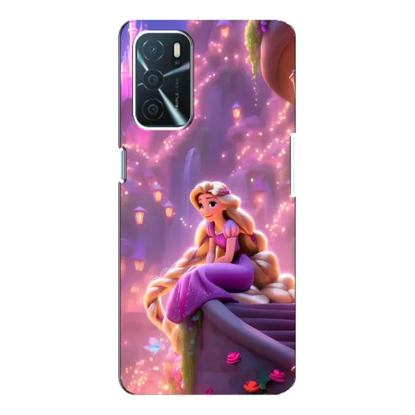 Чохол з принтом «Рапунцель у замку» для OPPO A54s