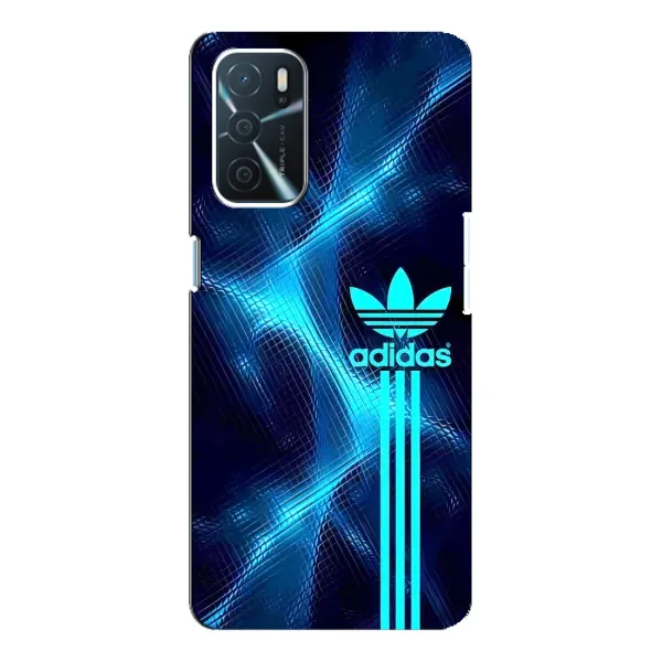 Чехол с принтом «Синий Адидас» для OPPO A54s Чехол с принтом «Синий Адидас» для OPPO A54s