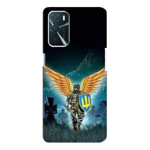 Чехлы с картинкой ЗСУ для Oppo a54s (AlphaPrint) (Солдат ЗСУ)