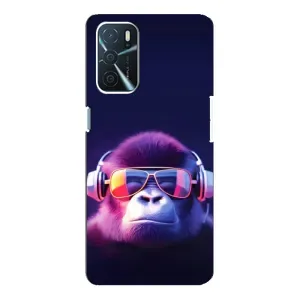 Чохол з принтом «Стильна мавпа» для OPPO A54s