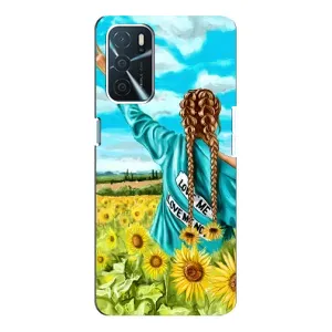 Чохол для Патріота України Oppo a54s - (AlphaPrint) (Україночка)