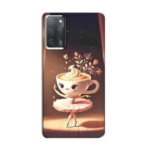 Чохол з мемом Тралалело тралала на OPPO A55 (Балерина капучина)