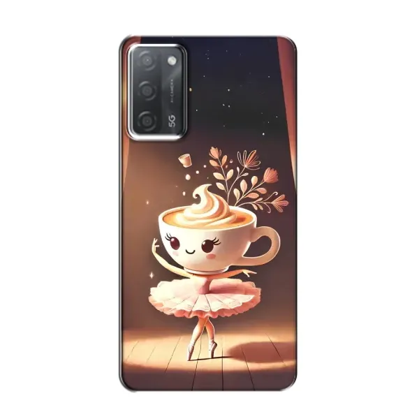 Чохол з принтом «Балерина капучина» для OPPO A55